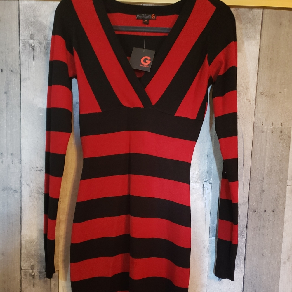 Guess sweater dress bodycon NWT medium
